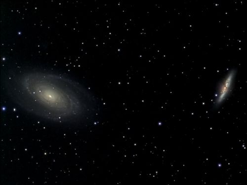 M81 und M82 im Sternbild Großer Bär