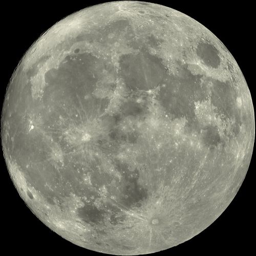  Der Vollmond, 47 Einzelbilder, auf 50% verkleinert 