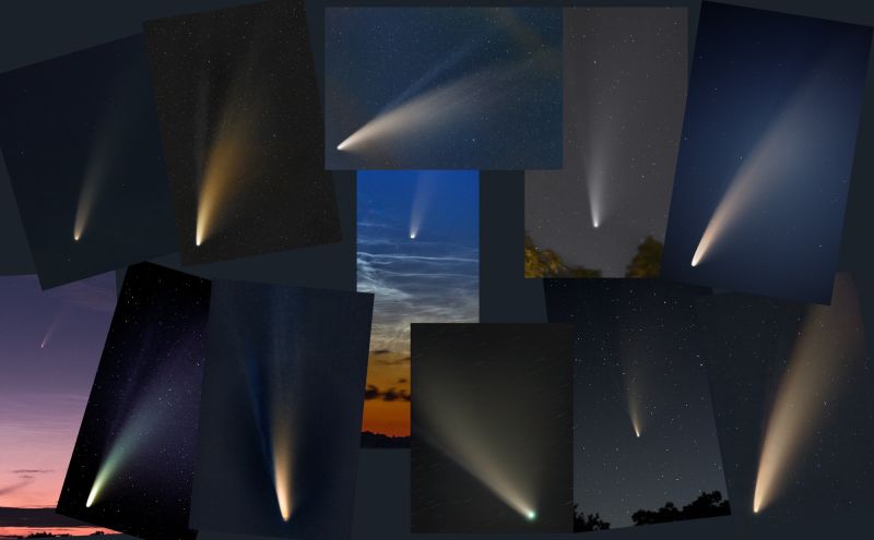 Komet C/2020 F3 NEOWISE - AVL-Mosaik
