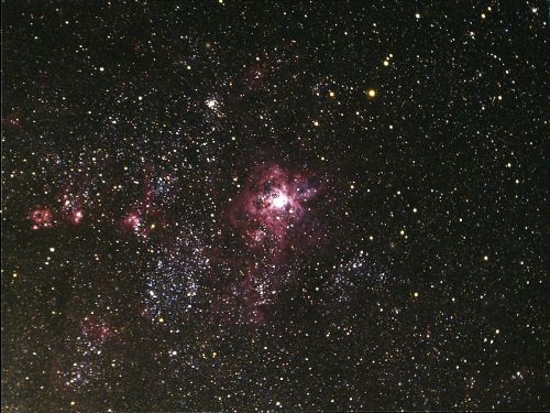 NGC 2070, der Tarantelnebel in der Großen Magellanschen Wolke