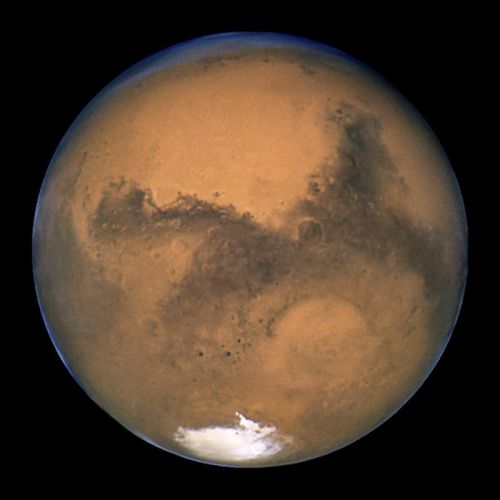 Abbildung: Mars aufgenommen mit dem Hubble Space Telescope. Quelle: NASA