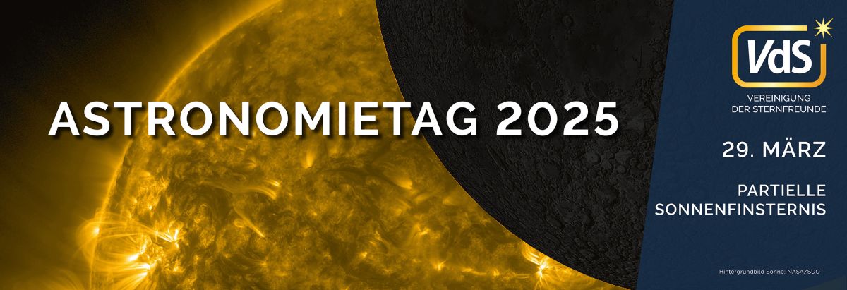 Abbildung: Motto des Astronomietags 2025 (Quelle: VdS)