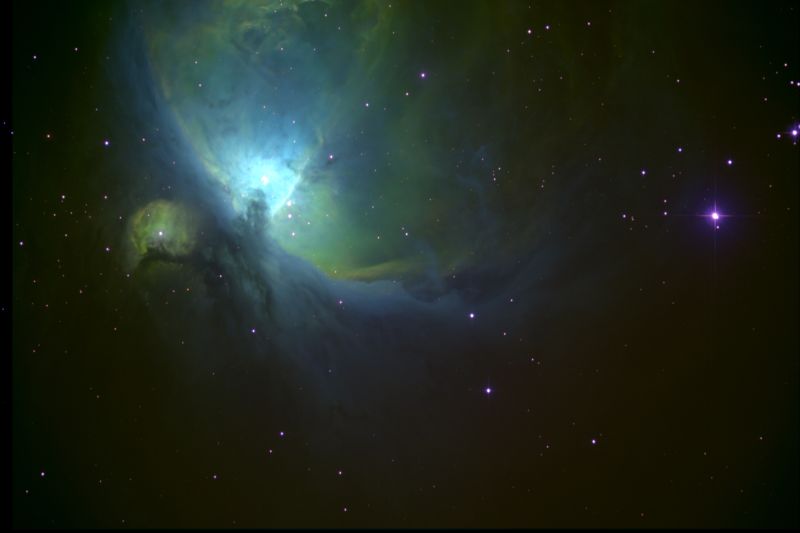 Abbildung 1: Messier 42 in der Hubble-Palette