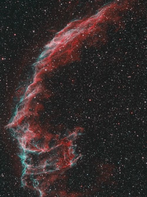 NGC 6992-5, Der Cirrusnebel im Schwan