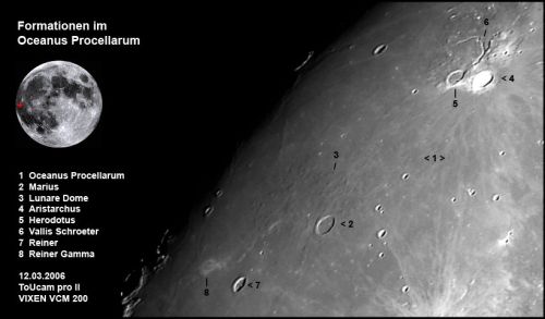 Formationen im Oceanus Procellarum